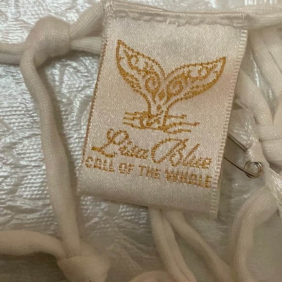 Lisa Blue ROPE NET COVERUP - White - Picture 8 of 9